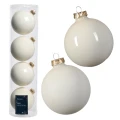 Szklane Bombki na choinkę 10 cm kpl. 4 szt. - Mix fot.8