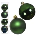 Szklane Bombki na choinkę 10 cm kpl. 4 szt. - Mix fot.5