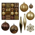 Zestaw ozdób choinkowych 46 szt. 8 cm zdjęcie 2