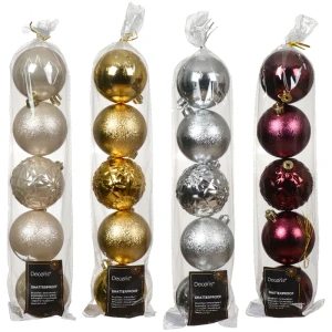 Plastikowe bombki choinkowe 5 szt. 7 cm