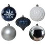 021527-1 Plastikowe bombki choinkowe 8 cm kpl. 5 szt. zdjęcie 8