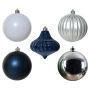 021527-2 Plastikowe bombki choinkowe 8 cm kpl. 5 szt. zdjęcie 6