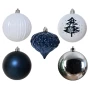 021527-3 Plastikowe bombki choinkowe 8 cm kpl. 5 szt. zdjęcie 7