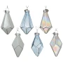 Przezroczyste diamenty - Szklane geometryczne zawieszki 7,5 cm