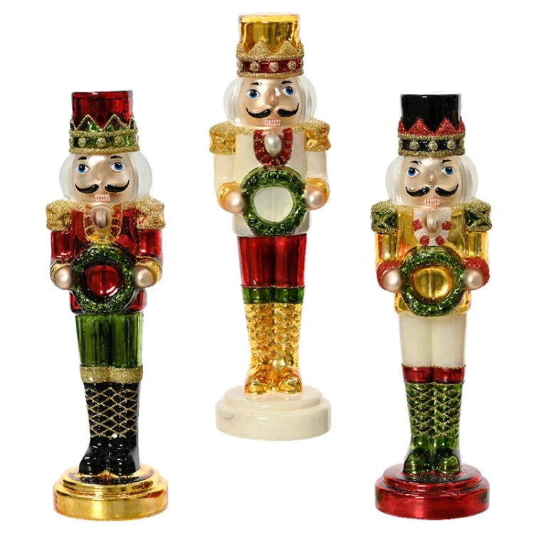 Szklana Figurka - Dziadek do orzechów 32 cm zdjęcie 4