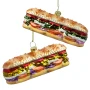 Sandwich - Szklana zawieszka choinkowa 12,8x4x5,1 cm zdjęcie 3