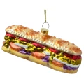 Sandwich - Szklana zawieszka choinkowa 12,8x4x5,1 cm zdjęcie 1