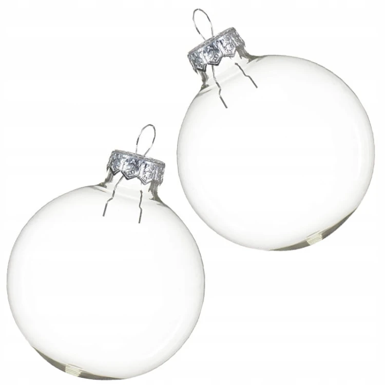 Szklane bombki w tubie 8 cm - 6 szt zdjęcie 19