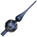 Szklany Szpic Choinkowy 31 cm - Liście Matowe fot.10