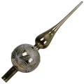 Szklany Szpic Choinkowy 31 cm - Kwiaty fot.7