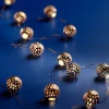 Lampki choinkowe na baterię - Kule 12 LED - Ciepły Biały zdjęcie 5