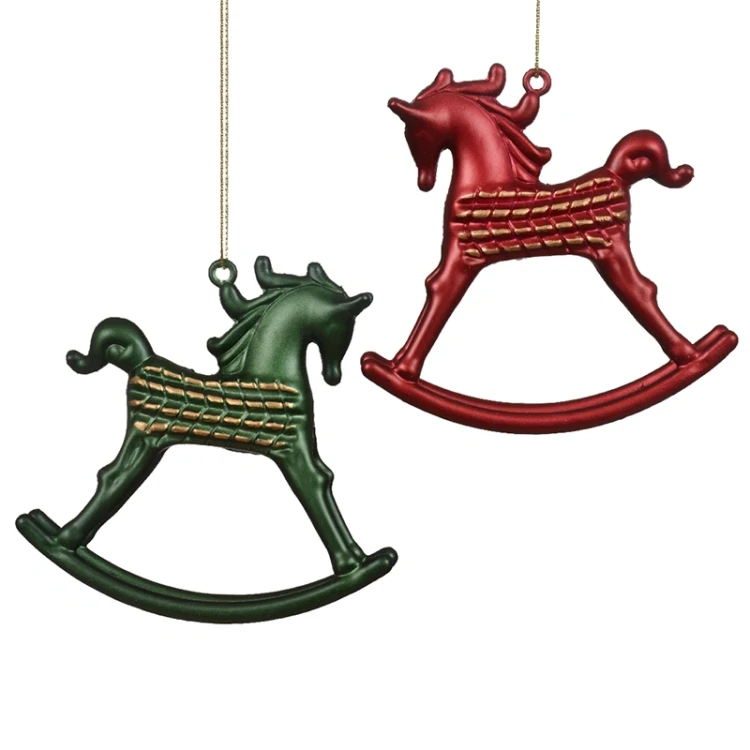 Konik na biegunach - Zawieszka choinkowa 10 cm zdjęcie 3