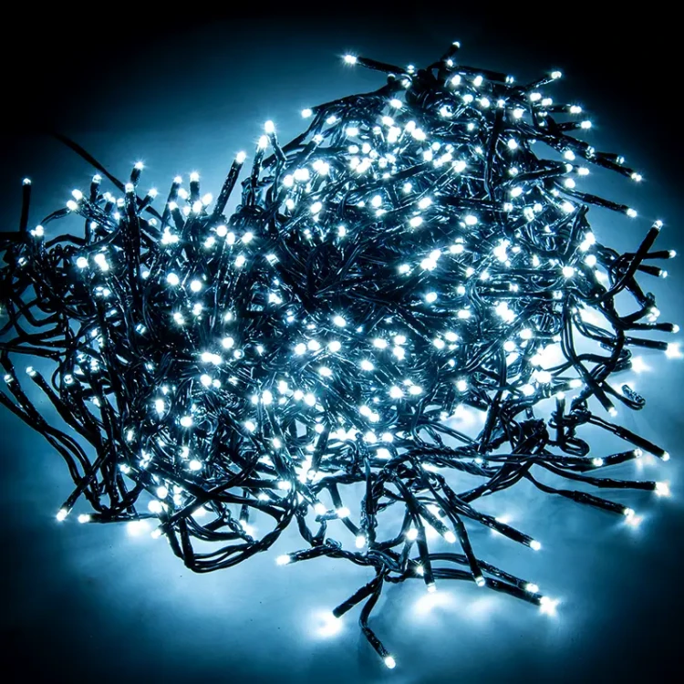 Girlanda świetlana SOLARNA PREMIUM - 768LED 7M Zimny biały
