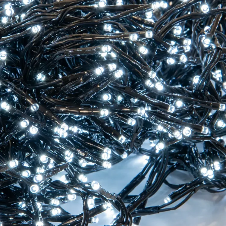 Girlanda świetlana SOLARNA PREMIUM - 768LED 7M Zimny biały