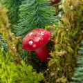 Naturalny stroik z mchu i grzybów 120 cm