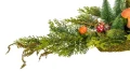 Naturalny stroik z mchu i grzybów 120 cm