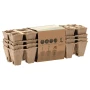 Doniczki torfowe na paletce  27,5 x 9 x 5 cm kpl. 4 szt.