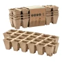 Doniczki torfowe na paletce  27,5 x 9 x 5 cm kpl. 4 szt.