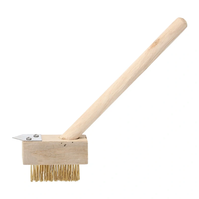 Drewniana szczotka do bruku 28 cm