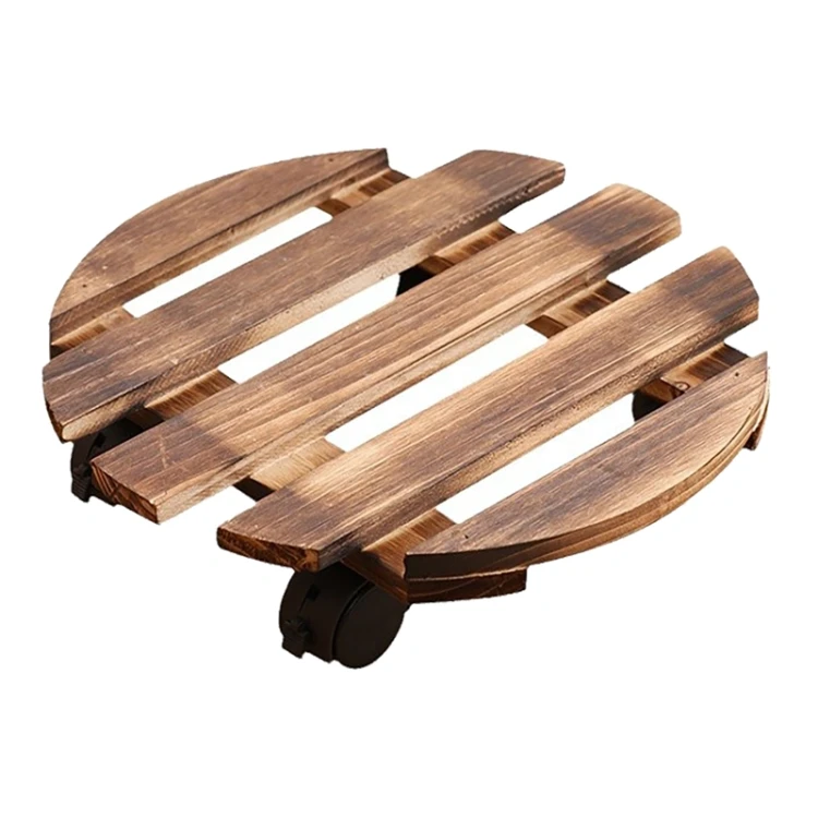 Drewniana podstawka na pod kwiatki 30 cm