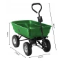 Wózek ogrodowy 2w1 75L 300 KG wzór 4