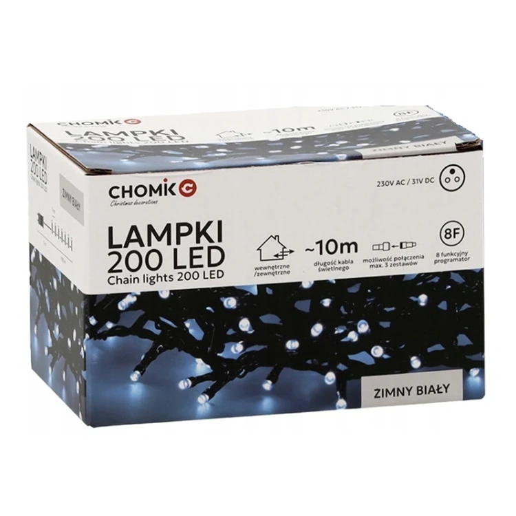 Lampki choinkowe LED - Programatory 8 funkcyjny wzór 11