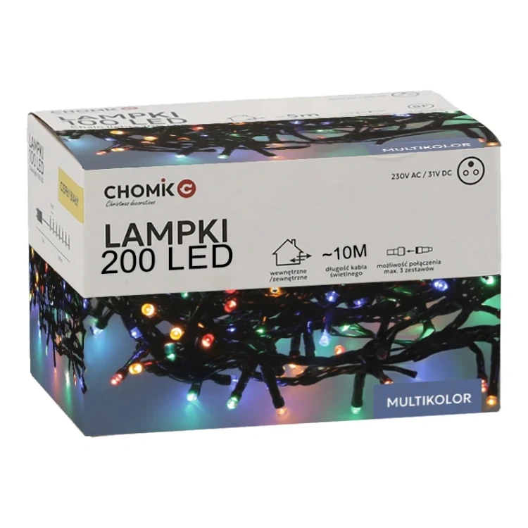Lampki choinkowe LED - Programatory 8 funkcyjny wzór 10