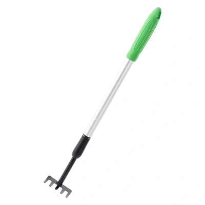 Grabie ogrodowe z teleskopowym trzonkiem 66,5-99 cm