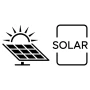 Jeż - Lampka LED solarna z efektem ruchomych oczu