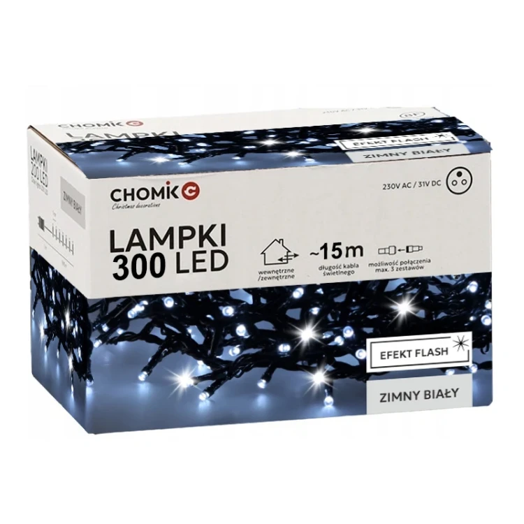 Lampki choinkowe LED - z efektem FLESH wzór 7