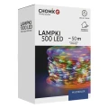 Lampki druciki choinkowe na szpuli - 500/100 LED fot.6