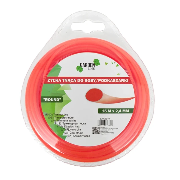 Żyłka do podkaszarek - 15 m x 2,4 mm