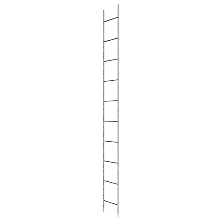 Modułowa drabinka ogrodowa do roślin pnących - 150 cm