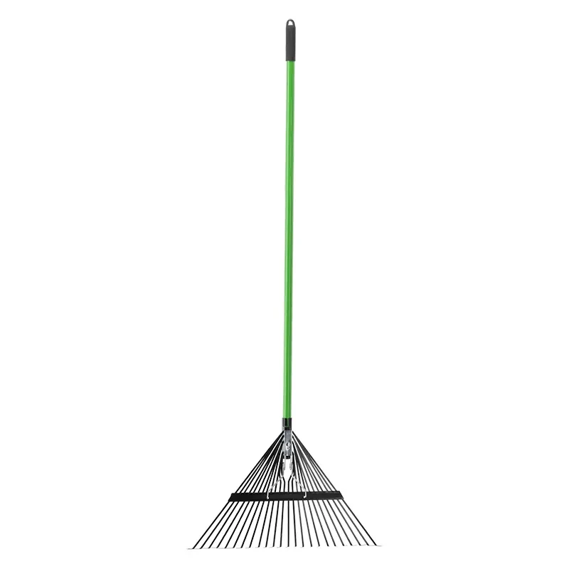 Miotło-grabie regulowane z trzonkiem fiberglass - 150 cm