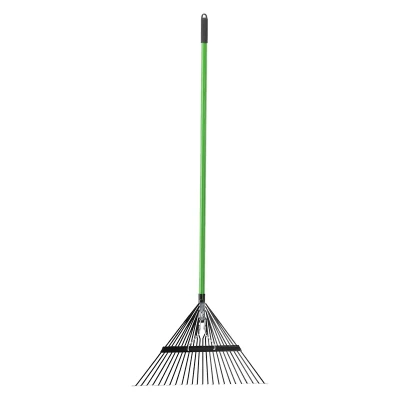 Miotło-grabie regulowane z trzonkiem fiberglass - 150 cm