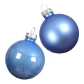 Szklane bombki w tubie 8 cm - 6 szt zdjęcie 5