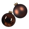 Szklane bombki w tubie 8 cm - 6 szt zdjęcie 4
