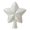 Gwiazda - szklany szpic choinkowy 17 cm wzór 11