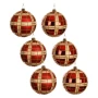 Plastikowe bombki choinkowe kpl. 6 szt. 8 cm