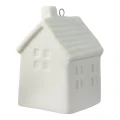 Wzór 2 -  Porcelanowy domek - Zawieszka choinkowa 6,5 cm