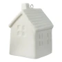 Wzór 2 -  Porcelanowy domek - Zawieszka choinkowa 6,5 cm