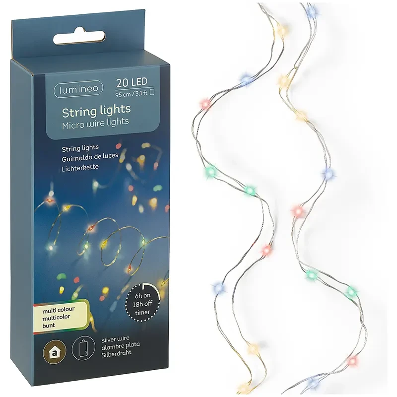Lampki na druciku 20LED - 1M fot.6