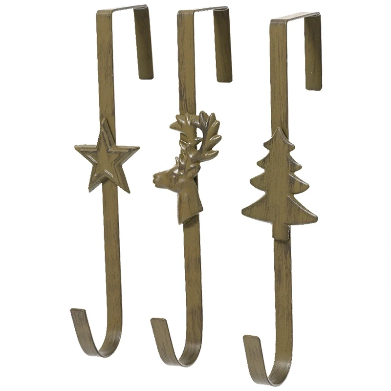 Wieszak na wieniec na drzwi z dekoracją zdj 4