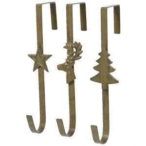 Wieszak na wieniec na drzwi z dekoracją 