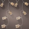 Lampki choinkowe 10 LED - Domki