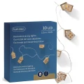 Lampki choinkowe 10 LED - Domki
