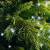 Lampki choinkowe LED na baterie na zielonym przewodzie zdjęcie 6