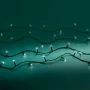 Lampki choinkowe LED na baterie na zielonym przewodzie zdjęcie 5