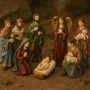 Małe figurki do Szopki Bożonarodzeniowej - 9 cm