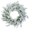Ośnieżony wieniec Norweski - PE/PVC 50 cm
